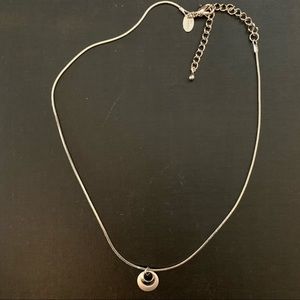 3️⃣ Lia Sophia Chain with Circle Pendant.